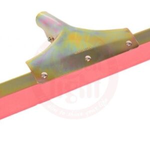 Metal Squeegee Single Blade 45cm With Wooden Stick, Red  10127