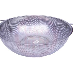 Steel Strainer 2 Ear Punched Hole 37.5 Cm  15154