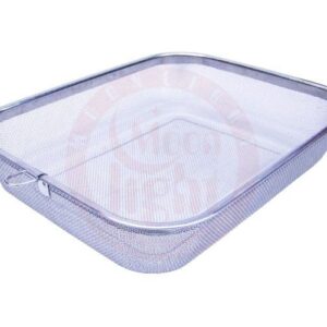 Steel Strainer Square 30 X 23 Cm  15159