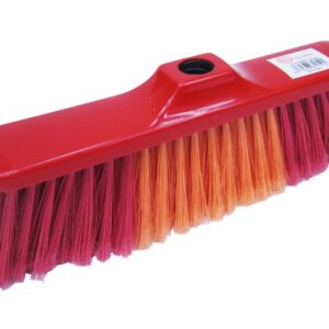 Broom Soft Multi Color With Wooden Stick  58056A