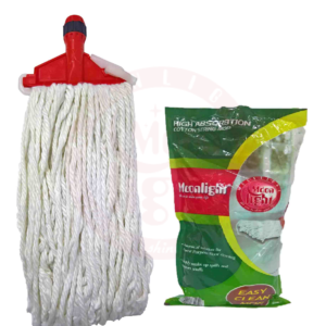 Moonlight High Quality Mop 340 Gms With Wooden Stick  40518