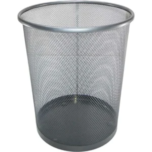 Office Dustbin With Silver Metal Mesh 9 L  52331